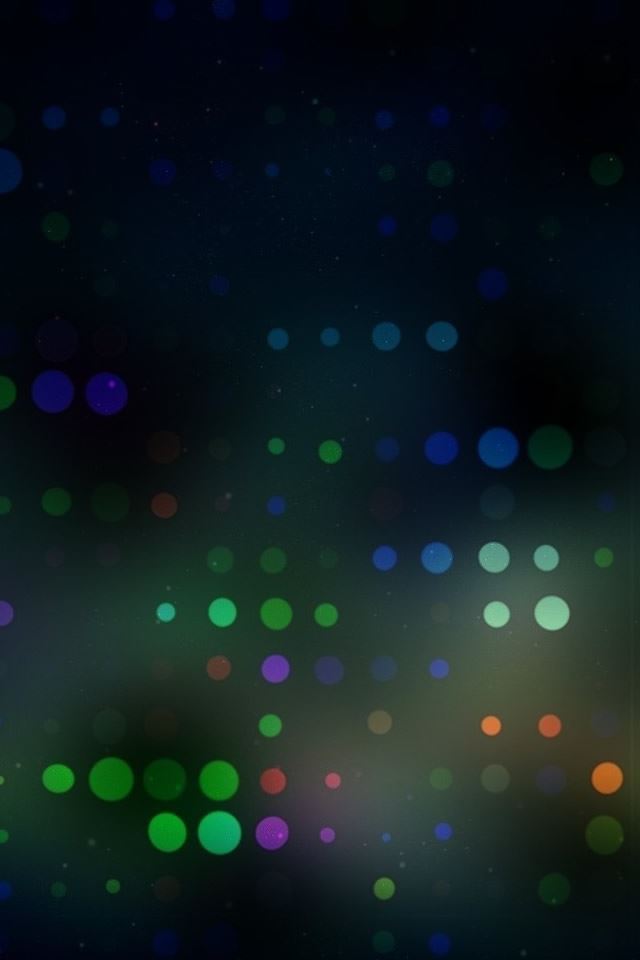 640x960 Blurred Dots - circle iPhone 4s Wallpaper