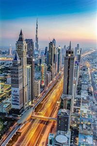 Dubai night wallpaper