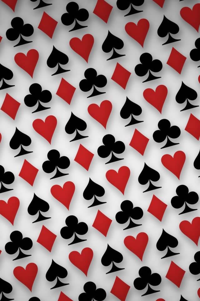 640x960 Playing Cards Symbols Digital Art - playing iPhone 4s Wallpaper