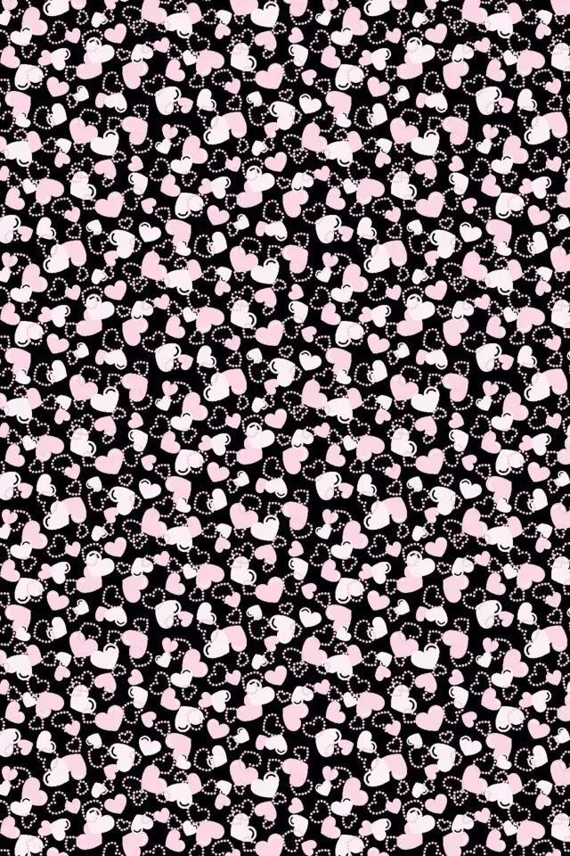 640x960 Black and white heart shaped background - background iPhone 4s Wallpaper