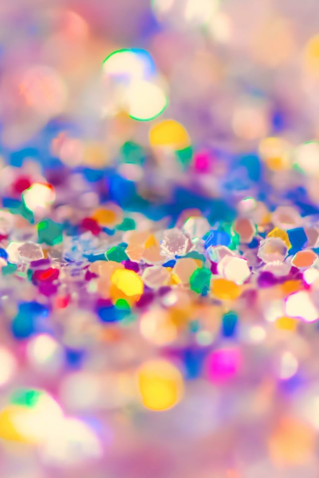 640x960 Colorful Glitter - orange iPhone 4s Wallpaper