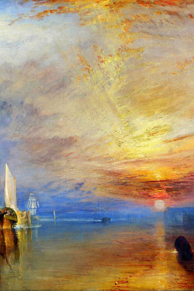 640x960 fighting temeraire - sunrise iPhone 4s Wallpaper