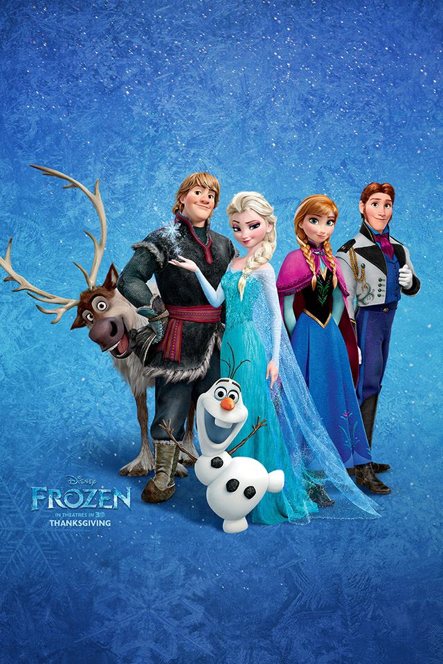640x960 Frozen roles - poster iPhone 4s Wallpaper
