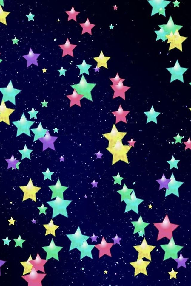 640x960 Stars - colorful iPhone 4s Wallpaper