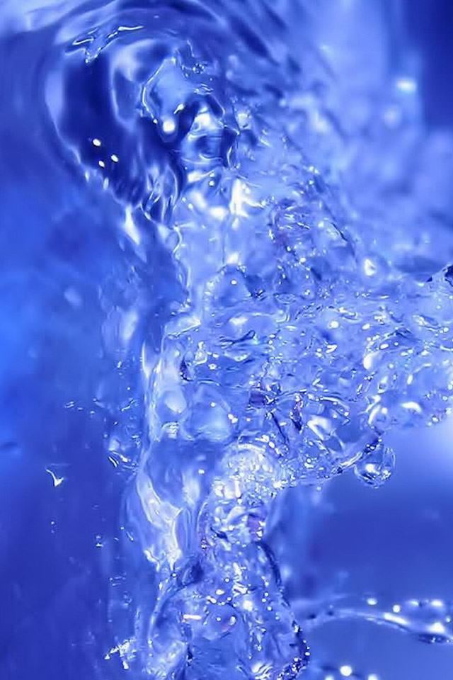 640x960 Water Splash Digital Art - art iPhone 4s Wallpaper
