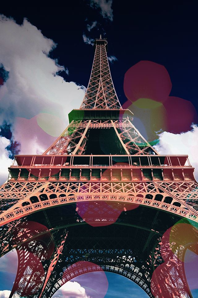 640x960 Eiffel dream - bokeh iPhone 4s Wallpaper