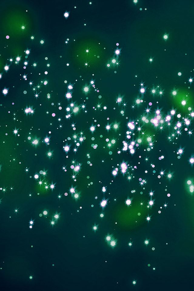 640x960 firefly in green background - black iPhone 4s Wallpaper