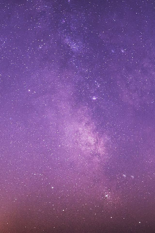 640x960 Amazing Milky Way - black iPhone 4s Wallpaper