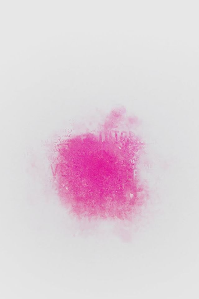 640x960 Apple Smoke Logo Pink - logo iPhone 4s Wallpaper