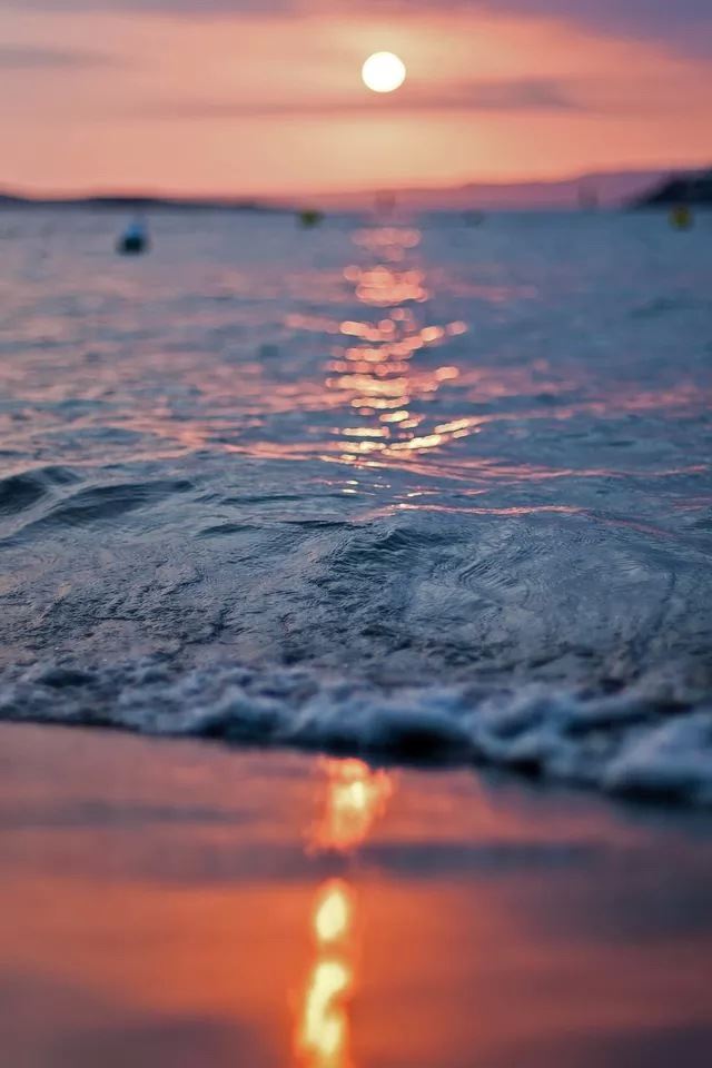 640x960 Sunset - beach iPhone 4s Wallpaper
