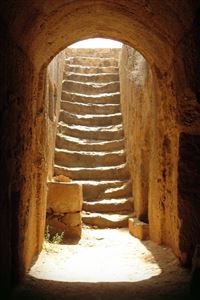 Tomb Of The Kings Paphos Cyprus iPhone 4s wallpaper