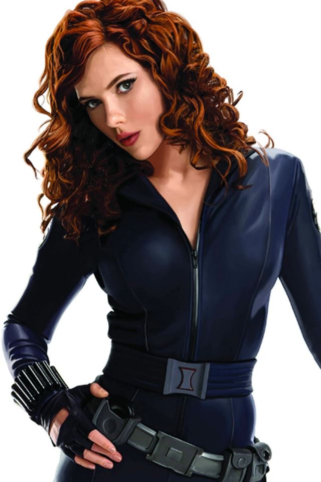 640x960 Black Widow Scarlett Johansson -  iPhone 4s Wallpaper