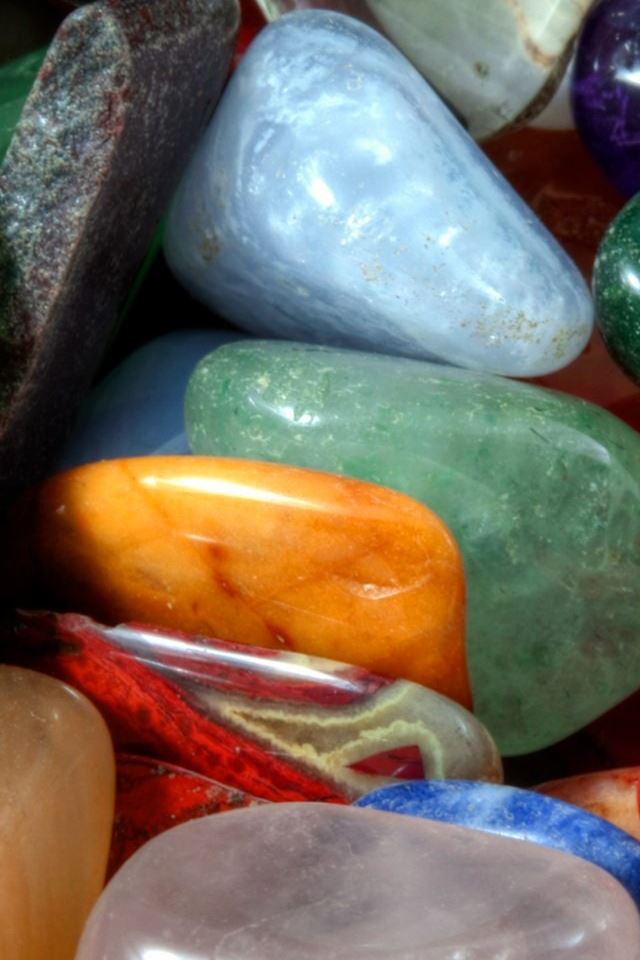 640x960 Colored Rocks - colorful iPhone 4s Wallpaper