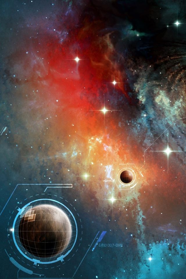 640x960 Space Horizon - horizon iPhone 4s Wallpaper