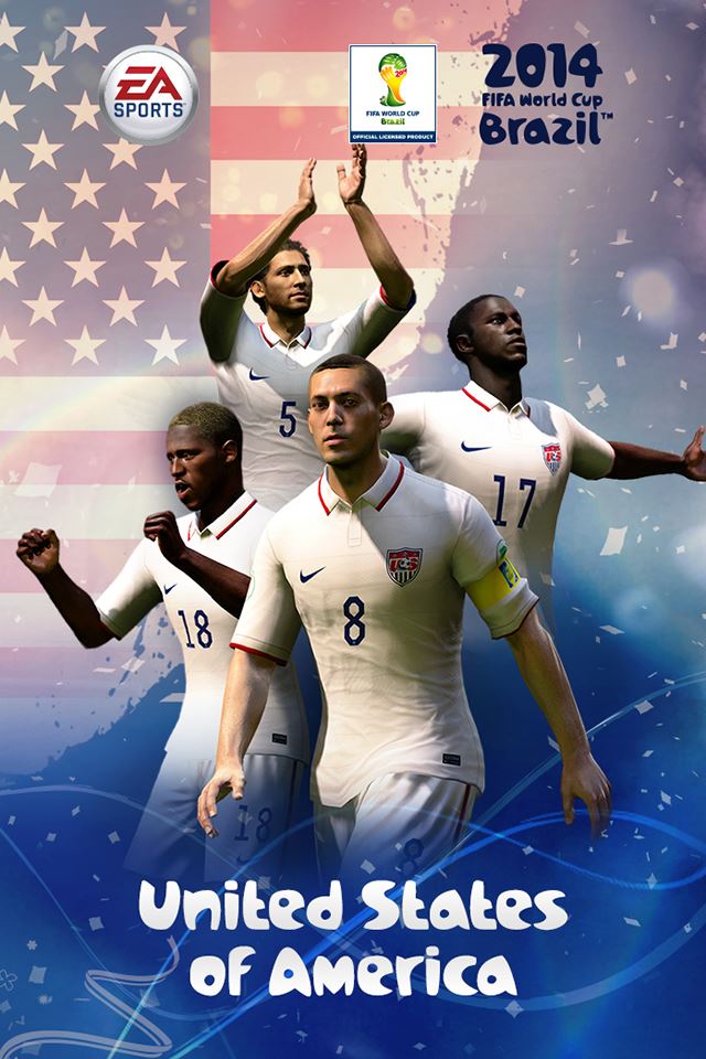 640x960 2014 FIFA USA Team -  iPhone 4s Wallpaper