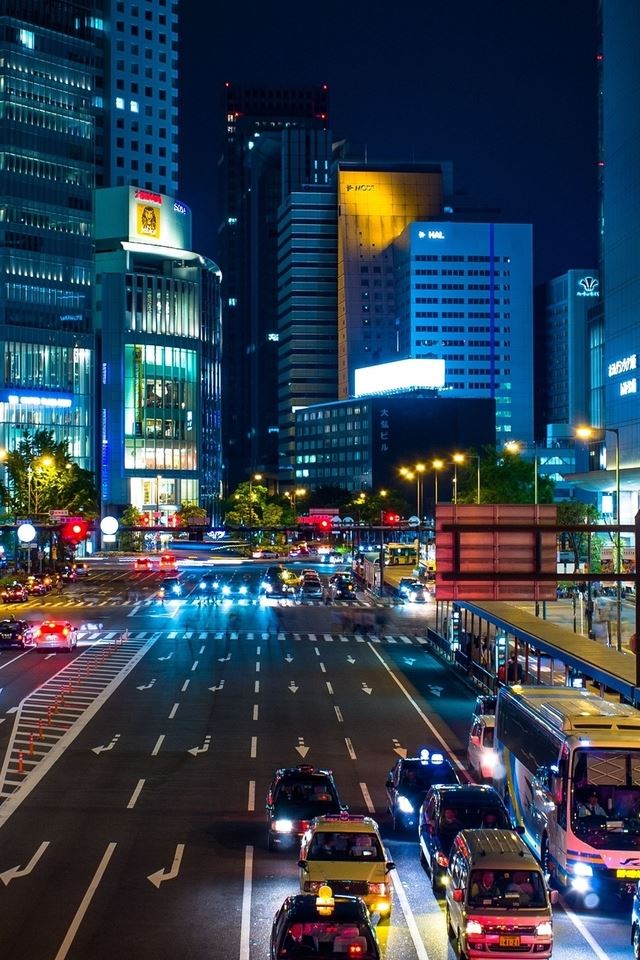 640x960 Osaka World - tree iPhone 4s Wallpaper