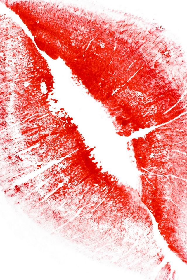 640x960 Passionate Kiss  - lips iPhone 4s Wallpaper