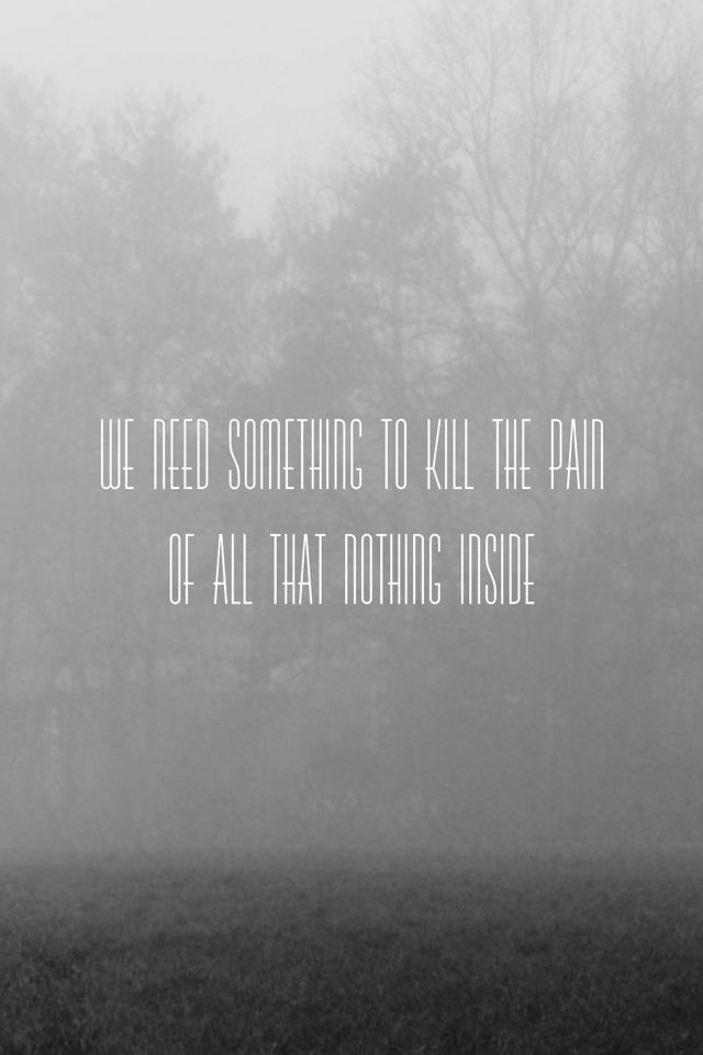 640x960 Misty Forest Quote - text iPhone 4s Wallpaper
