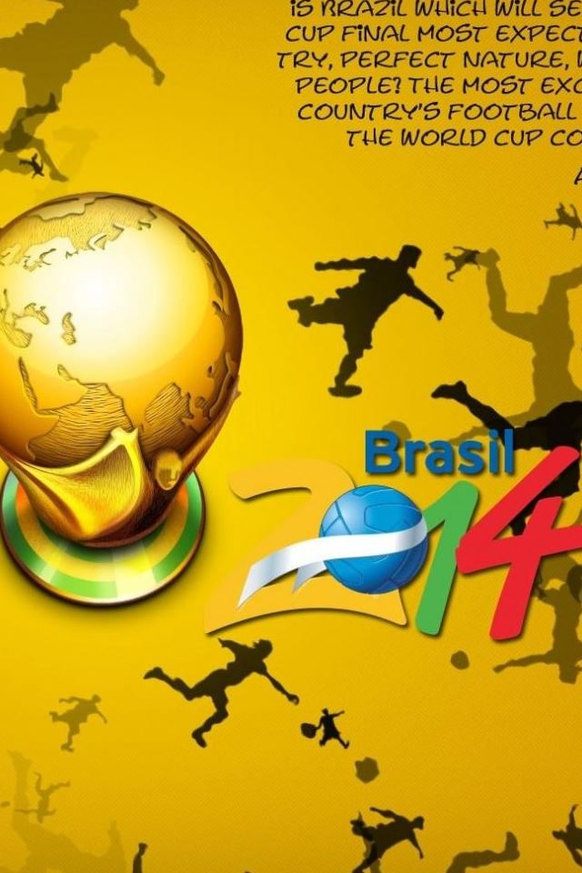 640x960 World Cup 2014 In Brazil -  iPhone 4s Wallpaper