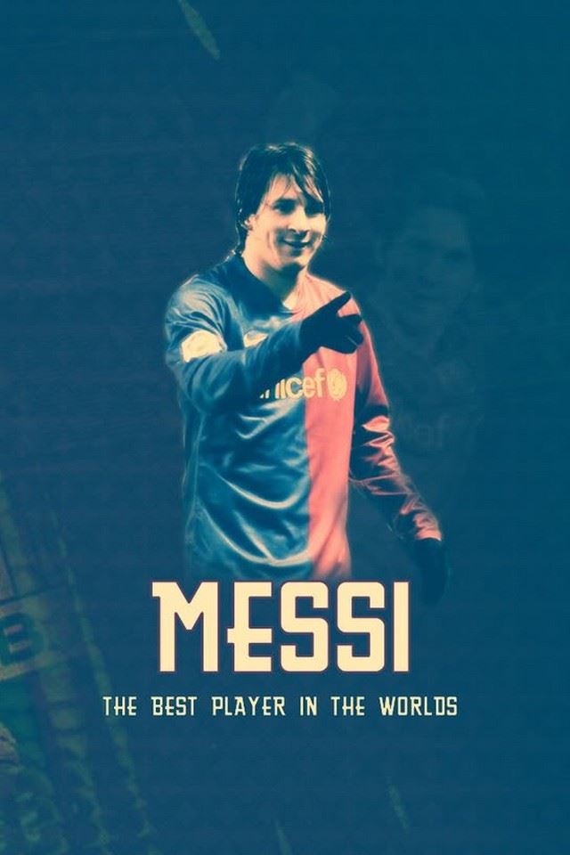 640x960 FC Barcelona  Lionel Messi  -  iPhone 4s Wallpaper