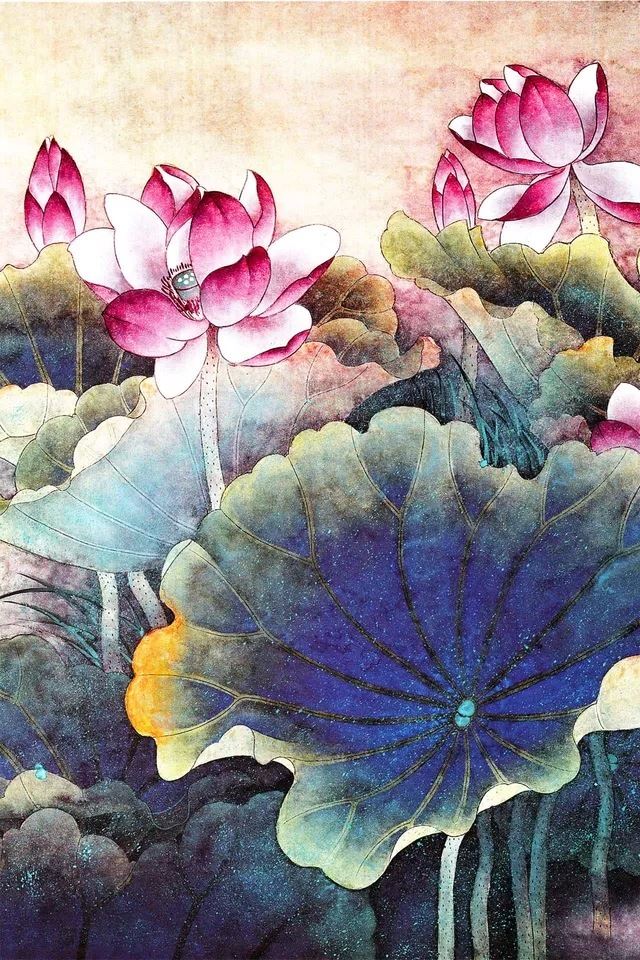 640x960 Lotus - art iPhone 4s Wallpaper