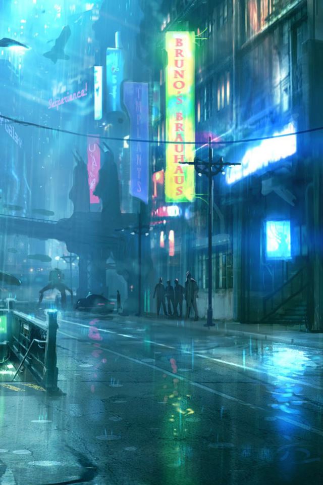 640x960 Dreamfall Chapters The Longest Journey - city iPhone 4s Wallpaper