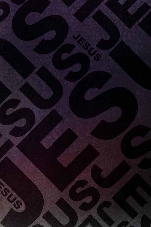 640x960 Jesus - word iPhone 4s Wallpaper