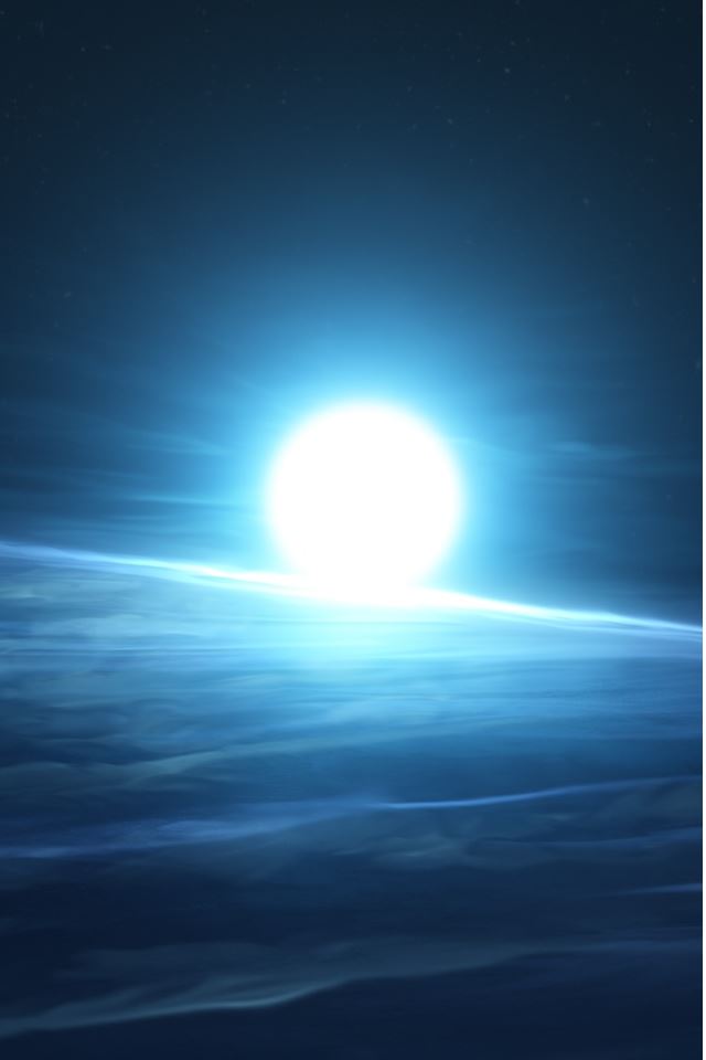 640x960 Cold Space - moonlight iPhone 4s Wallpaper