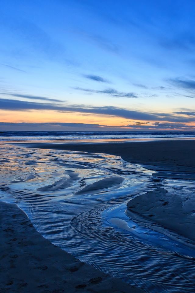 640x960 Sunset Oregon Beach - sunset iPhone 4s Wallpaper