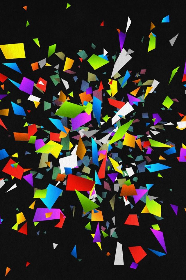 640x960 Broken Into Colors - broken iPhone 4s Wallpaper