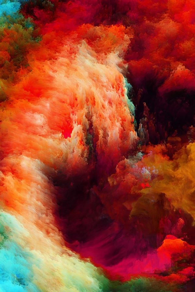 640x960 Super Nova - colorful iPhone 4s Wallpaper