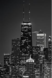 Dark Chicago Cityscape wallpaper
