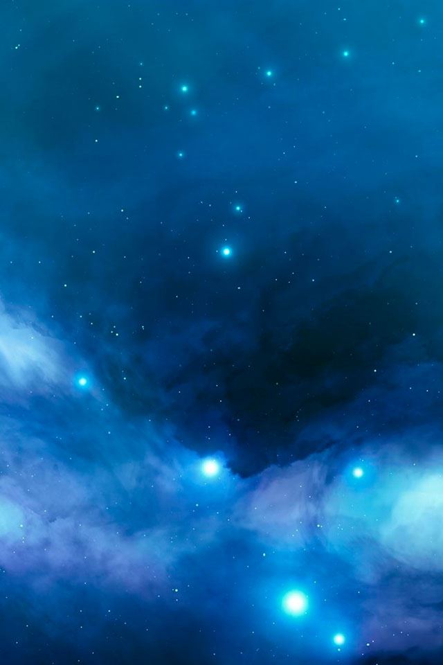 640x960 Starry sky - background iPhone 4s Wallpaper