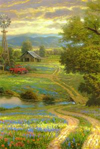 Country road wallpaper