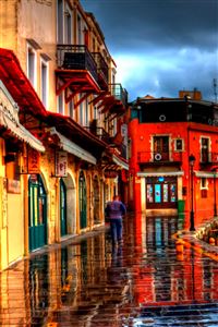 The silent night city wallpaper