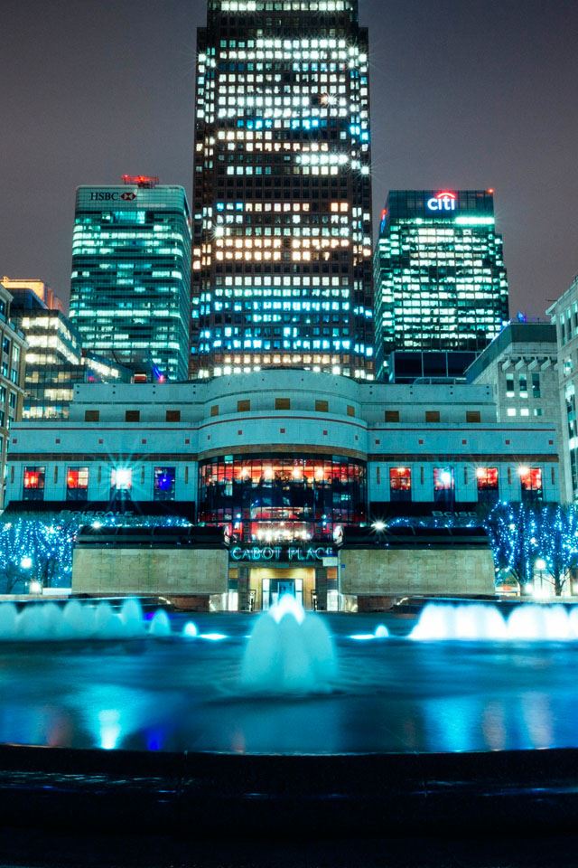 640x960 Canary Wharf  - the real iPhone 4s Wallpaper