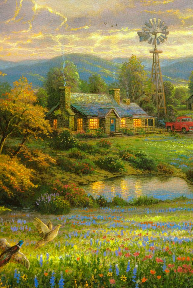640x957 Country Living by - flower iPhone 4s Wallpaper