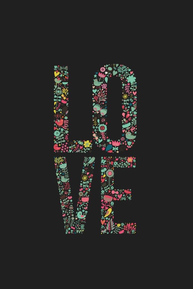 640x960 Little Flower Love - love iPhone 4s Wallpaper