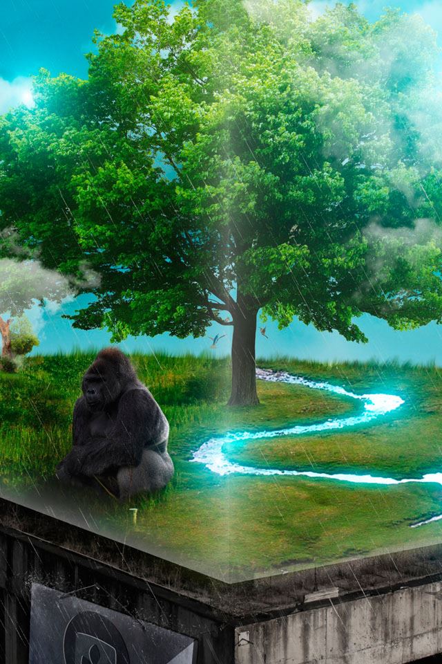 640x960 Last Hope  - tree iPhone 4s Wallpaper