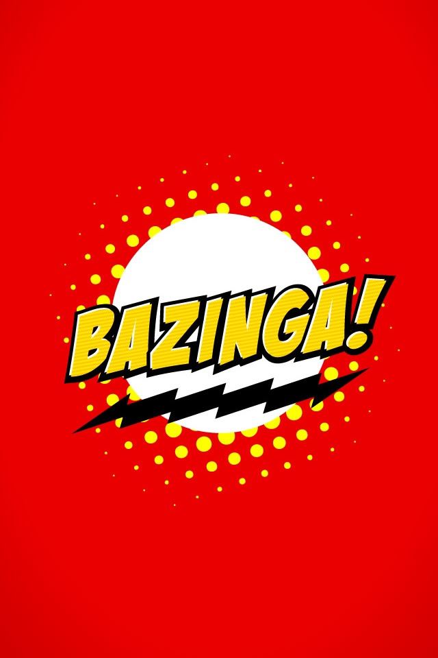 640x960 The Big Bang Theory Bazinga -  iPhone 4s Wallpaper