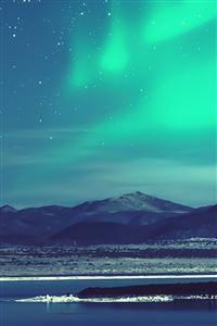 Fantasy Polar Aurora wallpaper