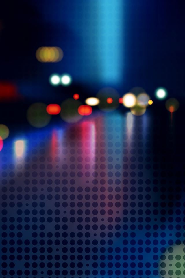 640x960 Bokeh Circle Neon Light - bokeh iPhone 4s Wallpaper