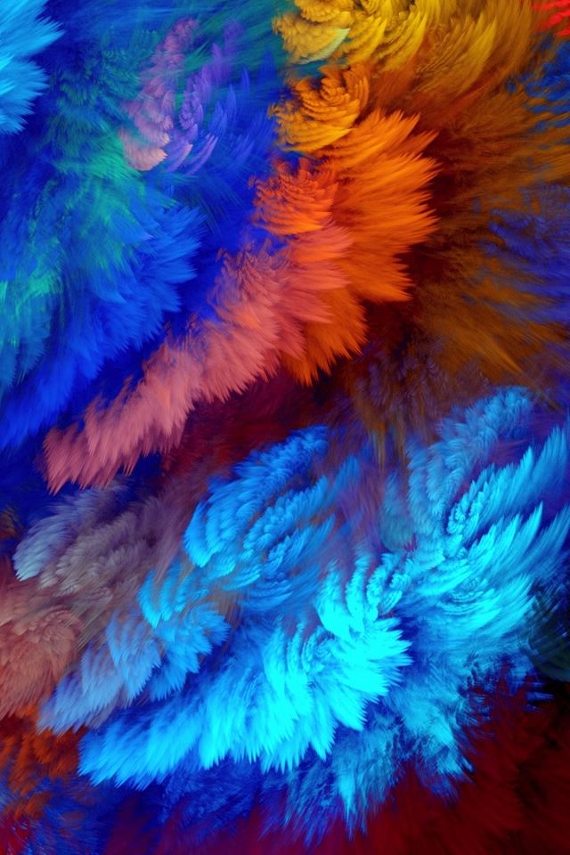 640x960 Colorful Reed Plant  - colorful iPhone 4s Wallpaper