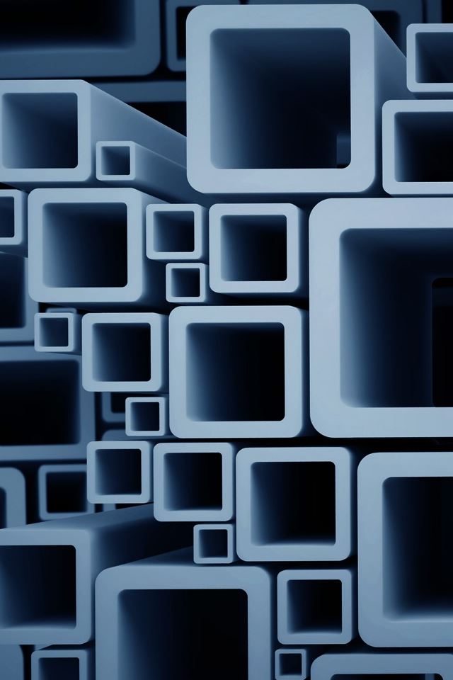 640x960 Abstract 3d Cube - cube iPhone 4s Wallpaper