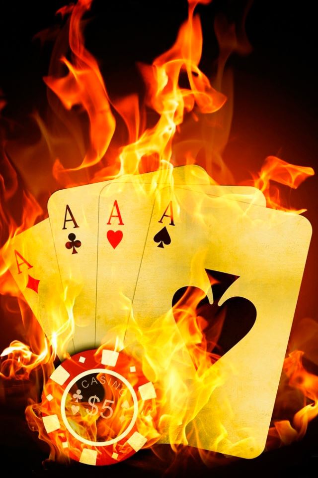 640x960 poker - gray iPhone 4s Wallpaper