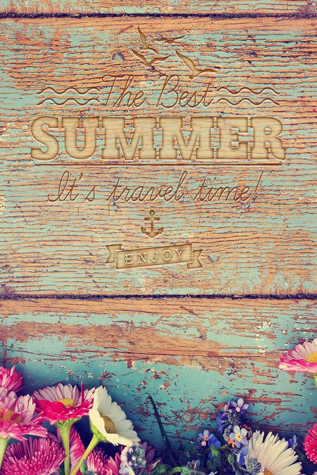 640x960 The Best Summer Wooden -  iPhone 4s Wallpaper