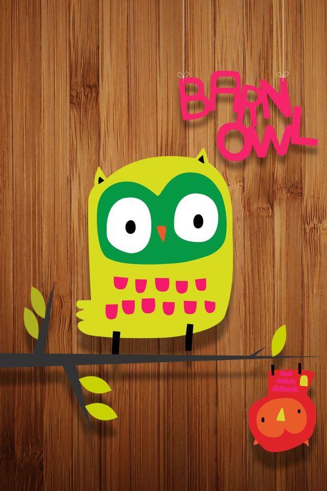 640x960 Funny Cute Owl  - animal iPhone 4s Wallpaper