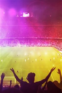 Cheerful Football Gymnasium wallpaper