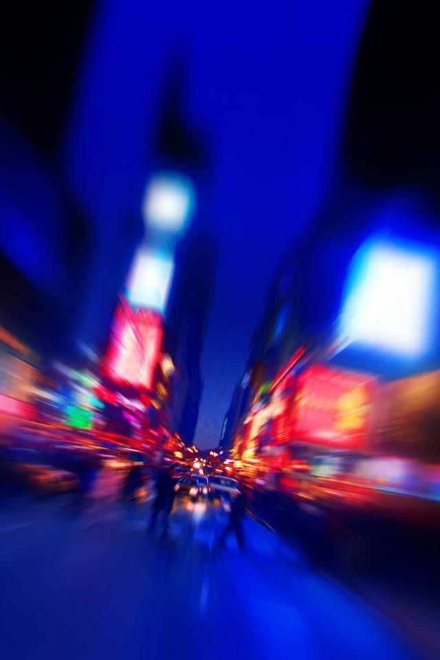 640x960 Bokeh Night City - bokeh iPhone 4s Wallpaper