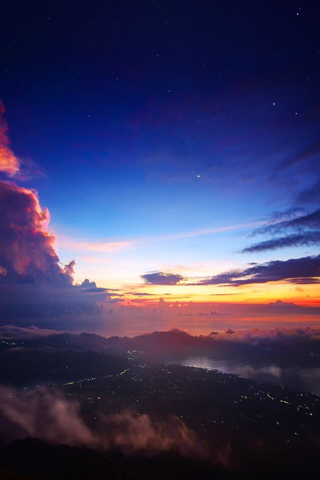 640x960 Starry Clouds Skyscape - nature iPhone 4s Wallpaper